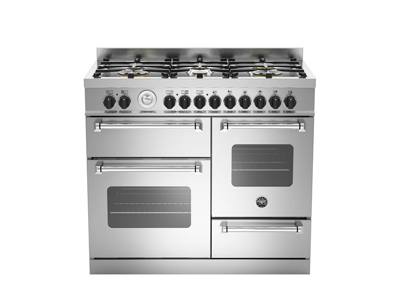 100 cm 6-burner eletric triple oven | Bertazzoni - Stainless Steel